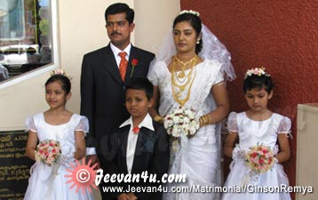 GINSON REMYA Marriage Pictures